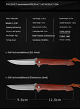Outdoor Survival Folding Knife Portable Mini Fruit Knife Damascus Steel Folding Pocket Knife Portable Camping Knife