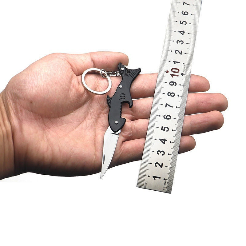Knife multifunctional bottle opener fruit knife paring knife sharp unpacking portable folding knife keychain small knives