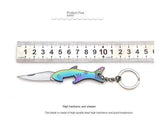 Knife multifunctional bottle opener fruit knife paring knife sharp unpacking portable folding knife keychain small knives
