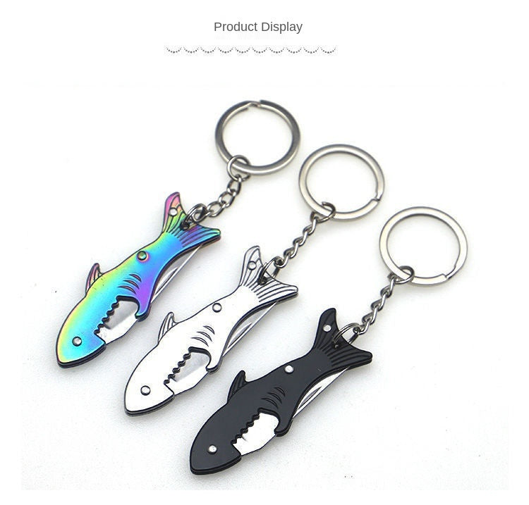 Knife multifunctional bottle opener fruit knife paring knife sharp unpacking portable folding knife keychain small knives
