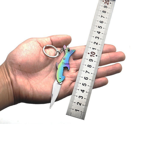 Knife multifunctional bottle opener fruit knife paring knife sharp unpacking portable folding knife keychain small knives