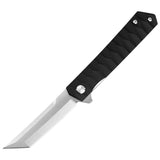 Outdoor self-defense camping knife multi-purpose outdoor knife D2 steel folding knife G10 handle bearing folding knife