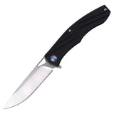 Outdoor high hardness self-defense saber bearing folding knife field survival fruit knife D2 steel folding knife knife