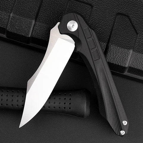 Outdoor multi-purpose self-defense fruit knife tactical survival knife camping folding knife stainless steel D2 bearing folding knife