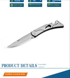 Portable Edged Tactical Knife Folding Knife Outdoor Stainless Steel Folding Knife Outdoor Keychain Folding Knife