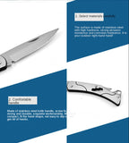 Portable Edged Tactical Knife Folding Knife Outdoor Stainless Steel Folding Knife Outdoor Keychain Folding Knife