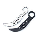 Outdoor multifunctional folding knife knife High hardness self-defense portable claw survival mechanical claw knife straight knife folding knife