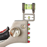 huwairen alloy steel slingshot infrared laser sight slingshot high precision free binding fast flattening leather