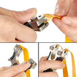 huwairen alloy steel slingshot infrared laser sight slingshot high precision free binding fast flattening leather
