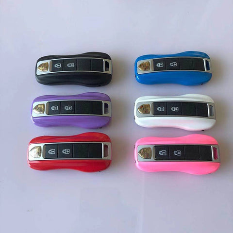 2026 Porsche Key Electric Stun New Women Outdoor Self-Defense Tools Electric Shock Stun Gun  - LED Flashlight Max Voltage Mini Rechargeable | POPOTR™