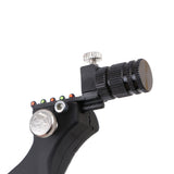 New fast-pressing resin slingshot multicolor with light stainless steel free strapping flat leather slingshot manufacturer supply
