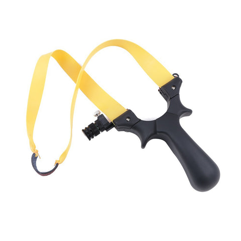 New fast-pressing resin slingshot multicolor with light stainless steel free strapping flat leather slingshot manufacturer supply