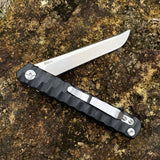 Outdoor camping portable folding knife powder steel folding knife fruit knife multifunctional stainless steel army knife