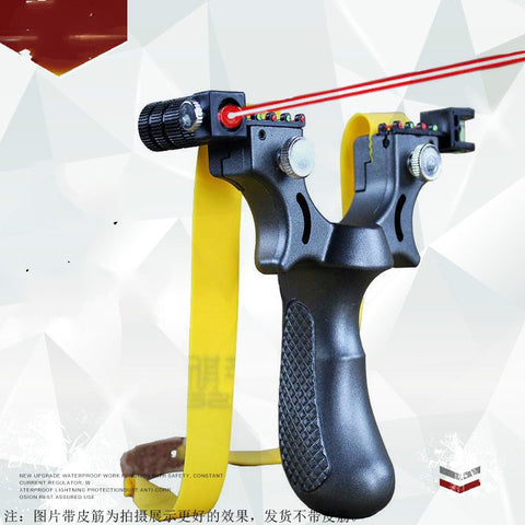 Slingshot laser light sight resin fast pressure slingshot flat rubber band level fiber laser slingshot factory wholesale