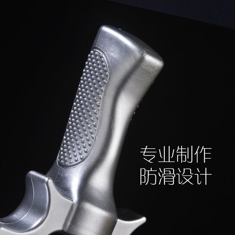 Factory wholesale one monofilament slingshot flat leather fast pressure free binding laser slingshot frame gold silver flat rubber band