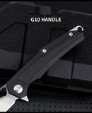 Portable self-defense knife bearing sharp folding knife D2 folding fruit knife stainless steel mini outdoor knife