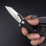 Portable self-defense knife bearing sharp folding knife D2 folding fruit knife stainless steel mini outdoor knife
