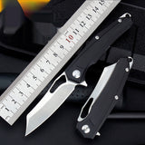 Portable self-defense knife bearing sharp folding knife D2 folding fruit knife stainless steel mini outdoor knife