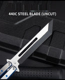 Beginner practice tool unsharpened training knife Folding stainless steel practice throwing knife