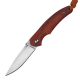 Outdoor Camping Folding Knife Portable Pocket Knife Damas Folding Knife Mini Wooden Handle Pocket Knife