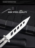 Outdoor training decompression swing knife Stainless steel unopened game swing knife Folding practice knife