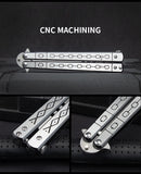Outdoor training decompression swing knife Stainless steel unopened game swing knife Folding practice knife