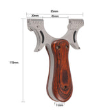 Huwairen broken soul slingshot stainless steel material, fast compression rubber band slingshot, horizontal aiming slingshot