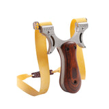 Huwairen broken soul slingshot stainless steel material, fast compression rubber band slingshot, horizontal aiming slingshot