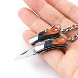 Outdoor high-hardness mini fruit knife, key pendant, unboxing gadget, portable multi-function folding knife