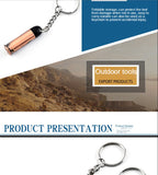 Carry a multi-function folding knife tactical knife mini bullet-shaped pocket knife keychain pocket knife