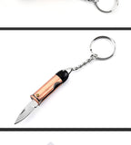 Carry a multi-function folding knife tactical knife mini bullet-shaped pocket knife keychain pocket knife