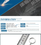 Carry a multi-function folding knife tactical knife mini bullet-shaped pocket knife keychain pocket knife