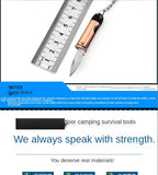 Carry a multi-function folding knife tactical knife mini bullet-shaped pocket knife keychain pocket knife