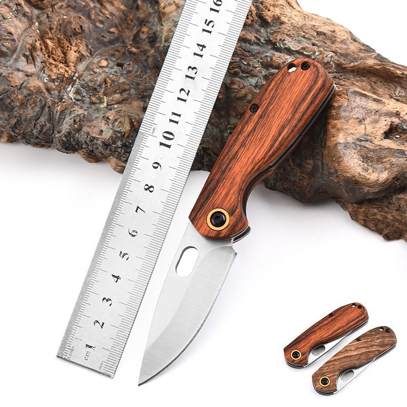 Outdoor parrot knife folding knife outdoor stainless steel folding knife portable self-defense knife