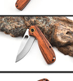 Outdoor parrot knife folding knife outdoor stainless steel folding knife portable self-defense knife