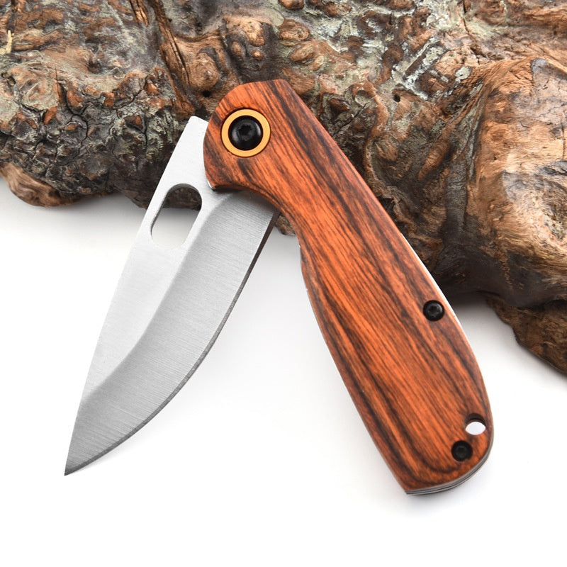 Outdoor parrot knife folding knife outdoor stainless steel folding knife portable self-defense knife