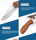 Outdoor parrot knife folding knife outdoor stainless steel folding knife portable self-defense knife