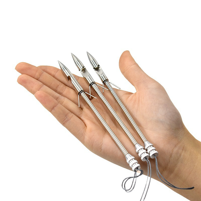 Fish Dart for Fishing Finger Launcher Fishing Dart with Rubber Band Outdoor Shooting Games