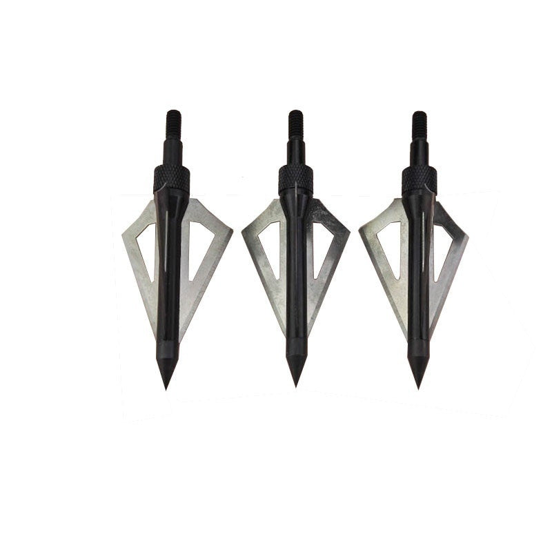 10PCS Broadheads Arrow Heads Fixed 3 Blade For Hunting Arrows New