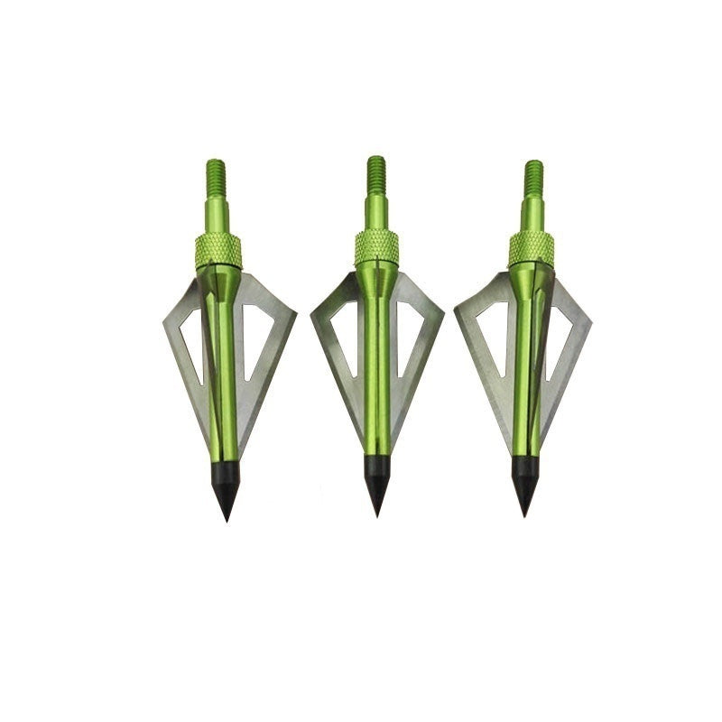 10PCS Broadheads Arrow Heads Fixed 3 Blade For Hunting Arrows New