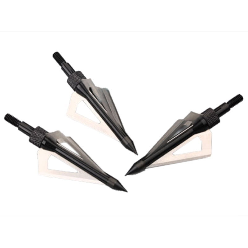 10PCS Broadheads Arrow Heads Fixed 3 Blade For Hunting Arrows New