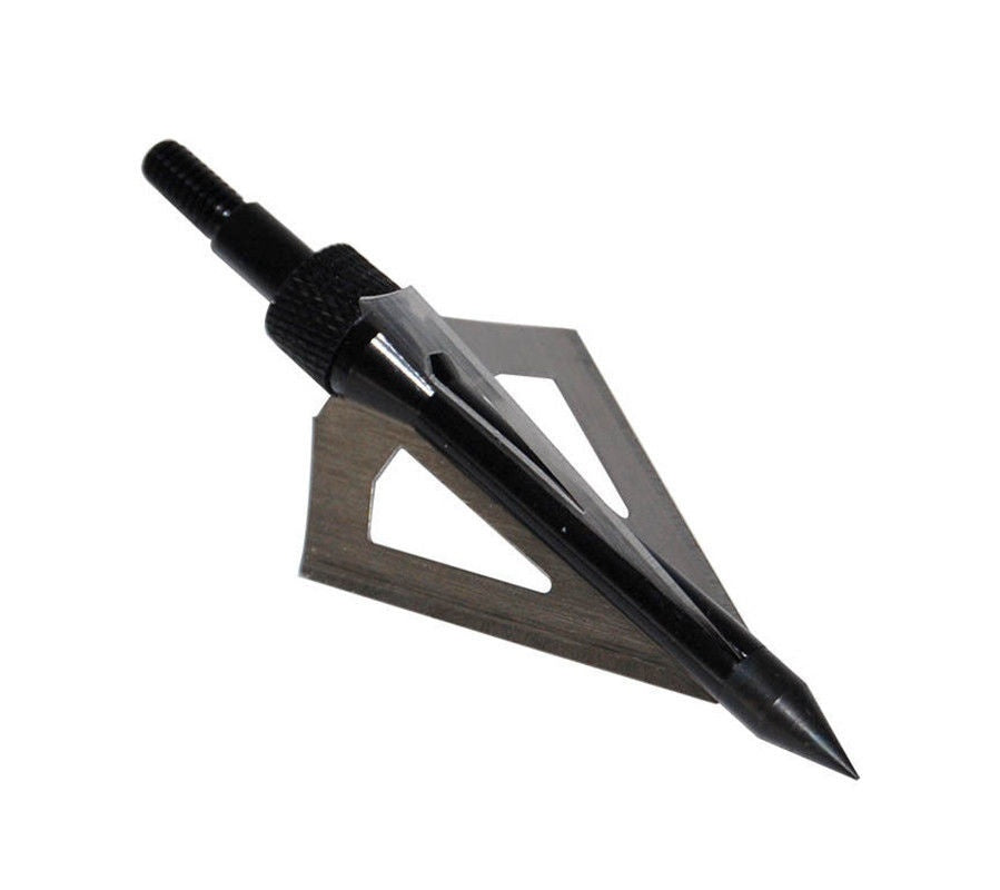 10PCS Broadheads Arrow Heads Fixed 3 Blade For Hunting Arrows New