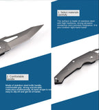 Factory direct camping portable knife bladed tactical knife folding knife stainless steel outdoor folding knife