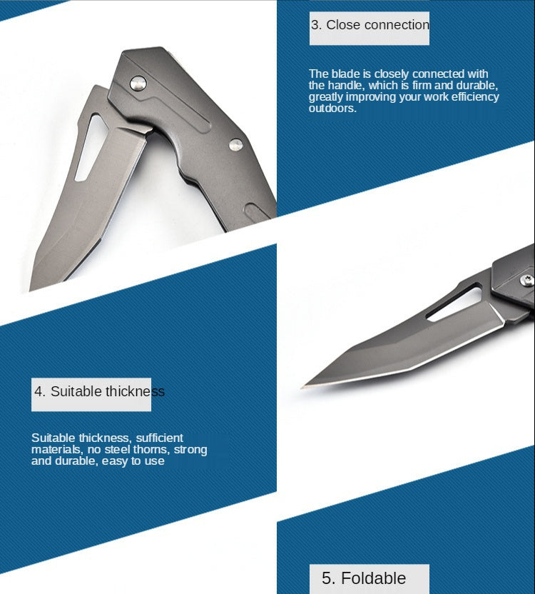 Factory direct camping portable knife bladed tactical knife folding knife stainless steel outdoor folding knife