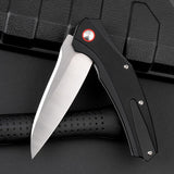 Outdoor camping G10 handle knife D2 stainless steel fruit knife High hardness sharp knife folding knife