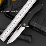 Outdoor Camping Portable Fruit Knife Folding Knife with G10 Handle D2 Stainless Steel Pocket Knife Portable Folding Knife