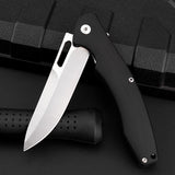 Outdoor Camping Portable Fruit Knife Folding Knife with G10 Handle D2 Stainless Steel Pocket Knife Portable Folding Knife