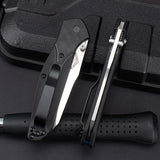 Outdoor camping self-defense folding knife high hardness 940 sharp knife light and sharp folding knife