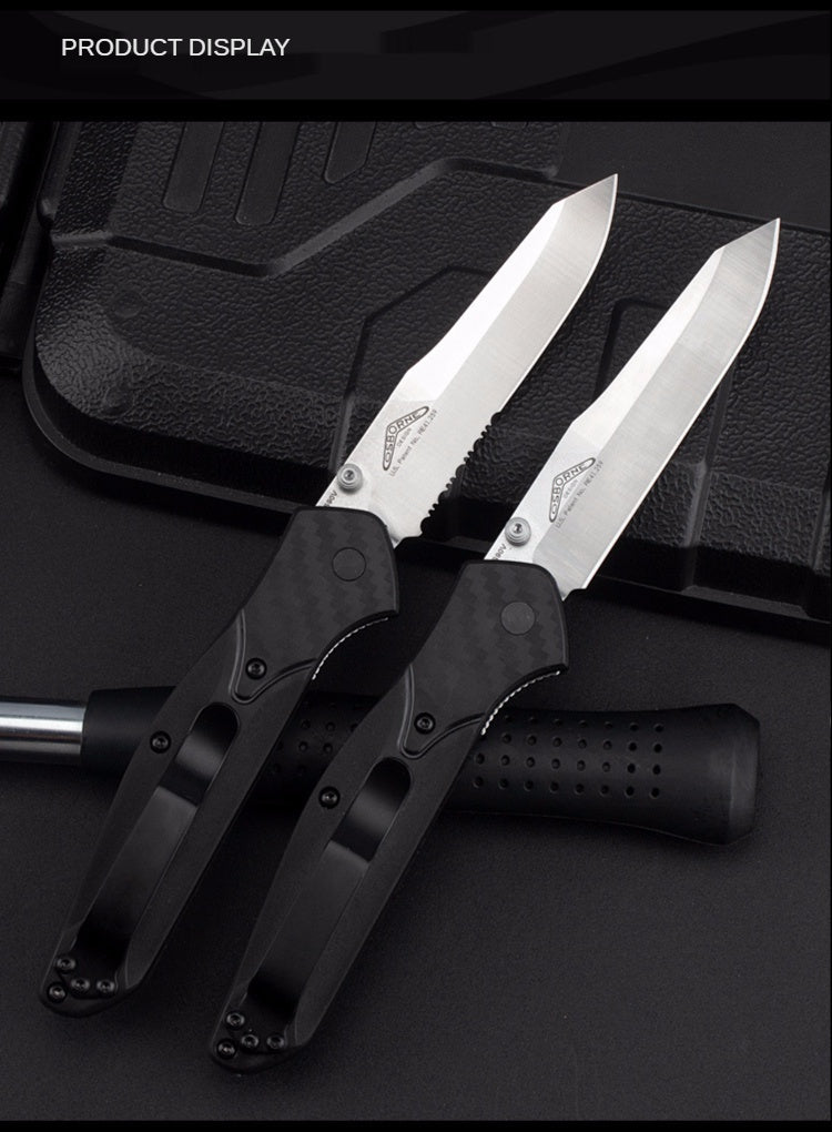 Outdoor camping self-defense folding knife high hardness 940 sharp knife light and sharp folding knife