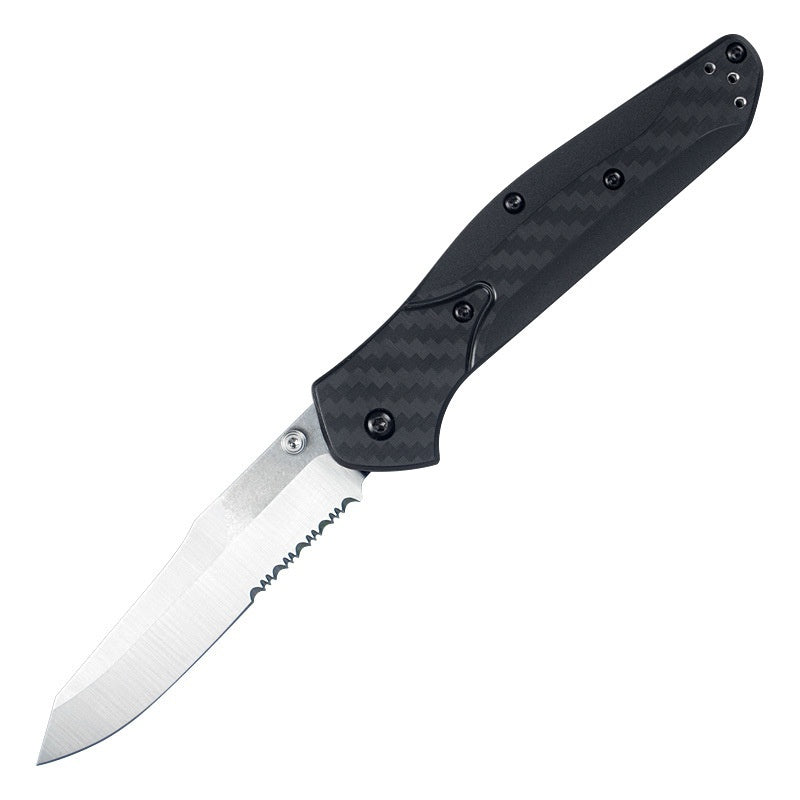 Outdoor camping self-defense folding knife high hardness 940 sharp knife light and sharp folding knife